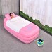 Bathtubs Freestanding Oversized Adult tub Thermal Folding PVC Inflatable Bottom Padded Thickening tub Pink Blue tub Fumigation Large Bath (Color : Pink) - B07H7J6HRP